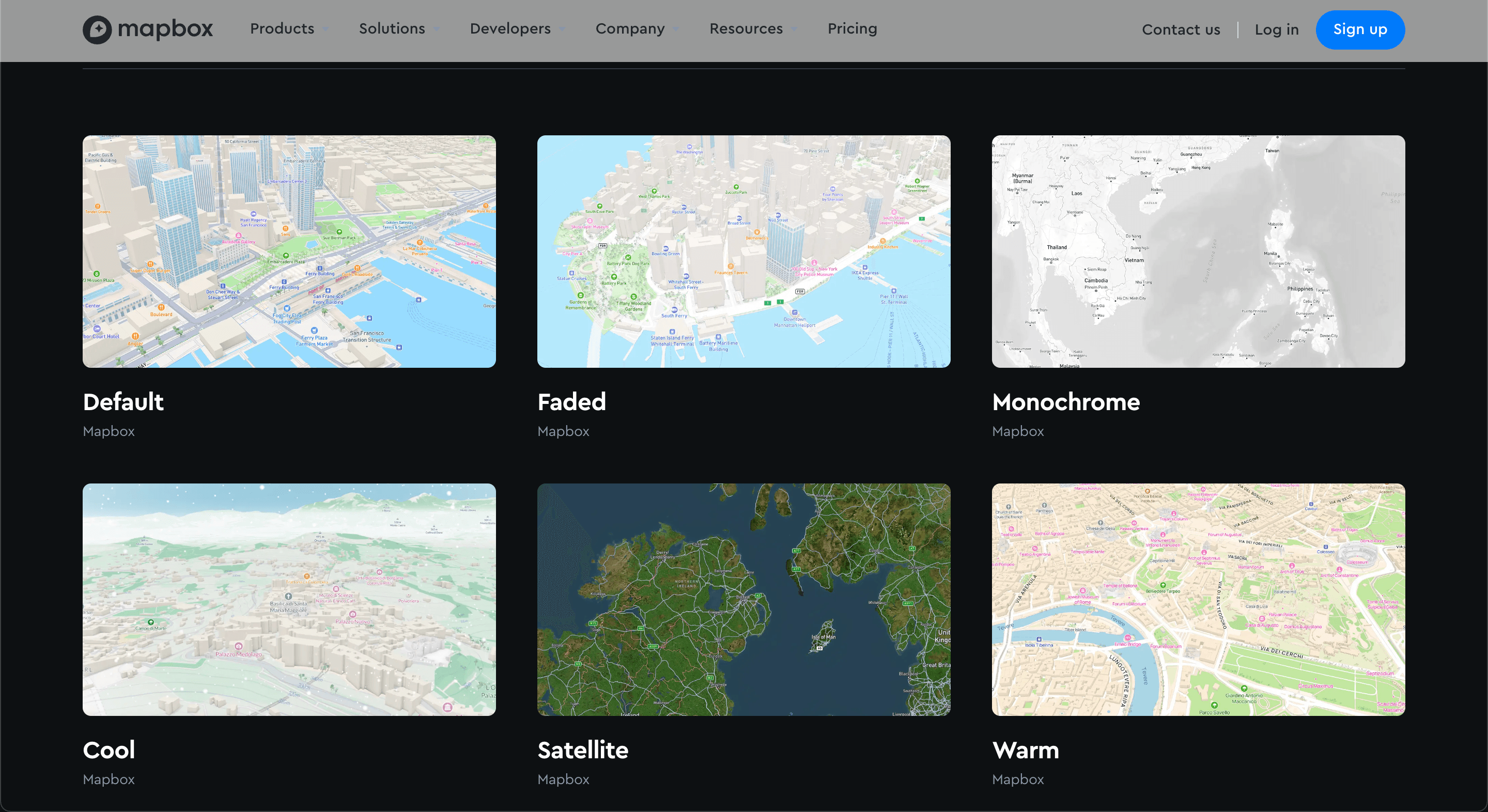 Custom map