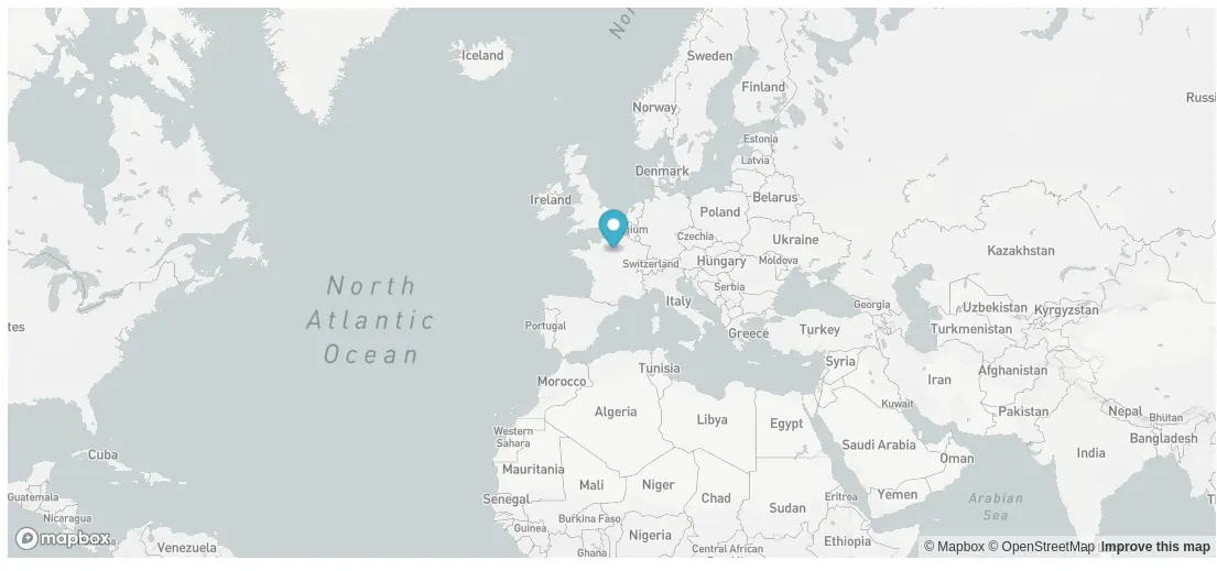 Displaying a marker near Paris